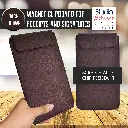 DARK BROWN GORDON MAGNET CLIPBOARD BILL HOLDER OR SIGNATURE PAD FOR RESTAURANTS AND HOTELS.webp